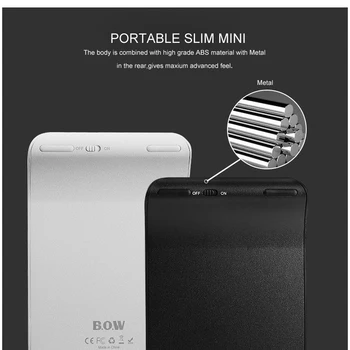 B. O. W Prenosni Slim Mini Številko Pad,22 Tipke 2,4 Ghz Brezžični USB Številčno Tipkovnico in Tipkovnico za Prenosni računalnik Namizni RAČUNALNIK Prenosni