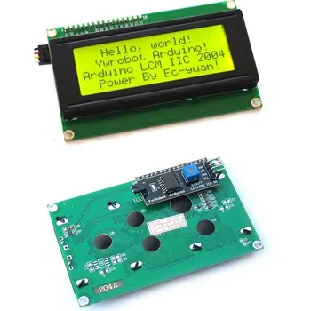 20x4 znak zelena LCD s serijsko IIC/I2C Arduino