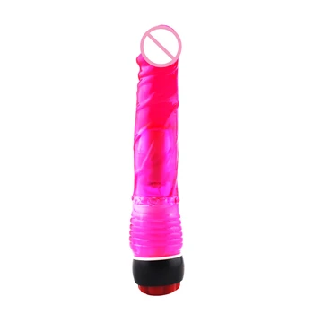 Jelly Klitoris in G-spot, Vibratorji Sex Igrače Za Žensko Pisane Penis Dildos Masturbator Vagina Masaža AV Stimulator Čarobno Palico