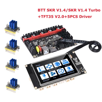 BIGTREETECH SKR V1.4 32 Bit Controll Odbor SKR V1.4 Turbo S TFT35 V2.0 Zaslon na Dotik TMC2208 TMC2209 Koračnih Voznika Motornih