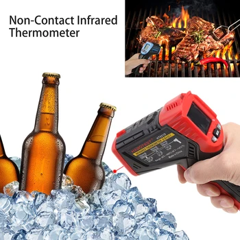 Infrardeči Termometer LCD-Digitalni Laserski Higrometer Postaja Temperature Merilnik Digitalni Infrardeči Termometer Laserski Merilnik Temperature