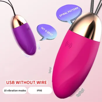 Vibrator za Ženske Klitoris Stimulator USB Odrasle Ženske Masturbator igrače Vodotesno Brezžično Daljinsko upravljanje Vibrator Sex Shop