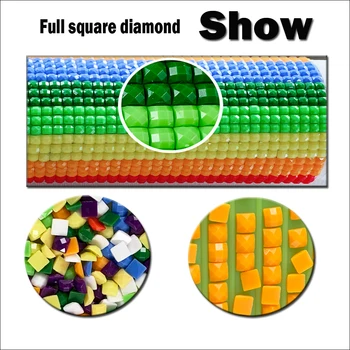 Diamond Mozaik, Poln Kvadrat/Krog Vaja 5D DIY Diamond Slika 