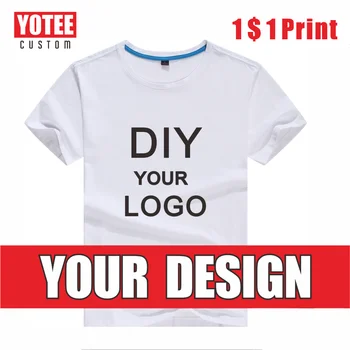 YOTEE2020 poceni bombaž priložnostne kratka sleeved po meri podjetja skupine osebne meri vezenje kratka sleeved majica