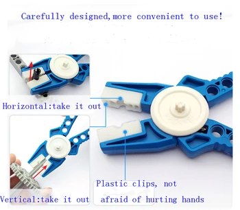 Banbao Združljiv tehnika serije pin klešče klešče orodje deli plošče osebnih računalnikov bloki zidarske opeke otroci igrače določa element kompleti