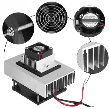 1Pcs DC12V Polprevodniških Hladilnik/Hlajenje Hladilni Sistem DIY Komplet Mini klimatska Naprava