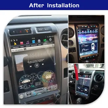PX6 Tesla Slog Zaslon Android 9 Avto Multimedijski Predvajalnik Za Ford F150 2009-GPS Navigacija Auto Radio Audio stereo vodja enote