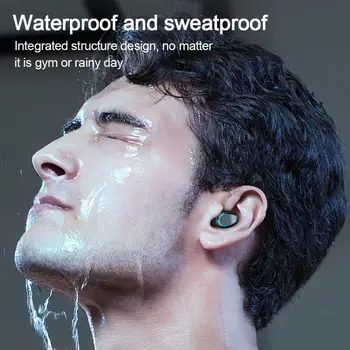 5.0 Bluetooth Slušalke Mini TWS Brezžični Čepkov 3D Stereo Z Dvojno Mic Šport Vodotesne Slušalke Samodejno Seznanjanje Slušalke