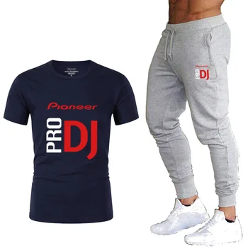 Poletje Vroče Prodaje, za Moške Določa T Srajce+Hlače Dveh Kosov Določa Športna Trenirka Moški 2020 Priložnostne Tshirt Fitnes hlače moški