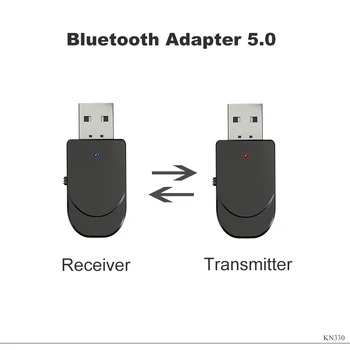 Bluetooth 5.0 Sprejemnik Oddajnik 2 v 1 Mini Stereo Audio Bluetooth AUX RCA, USB, 3.5 mm Jack Za TV PC Komplet Brezžični Adapter