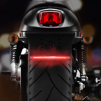 Motorno kolo Prilagodljiv Upogljivi LED Trakovi Rep Luči Obrnite Signal Zavore Kazalnik Paše Za motorno kolo Harley po Meri