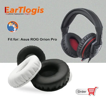 EarTlogis Zamenjava EarPads za Asus ROG Orion Pro Slušalke Deli Earmuff Kritje Blazine Skodelice
