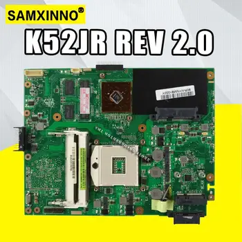 K52JR REV2.0 Prenosni računalnik z Matično ploščo Za Asus A52J X52J K52J K52JR K52JE K52JU K52JB Mainboard 512M test OK