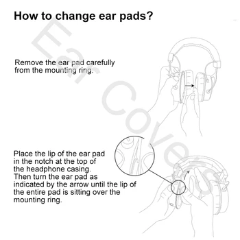 Blazinic Za Philips SHB9850NC Slušalke Earpads Zamenjava za Slušalke Ear Pad PU Usnje Goba Pene
