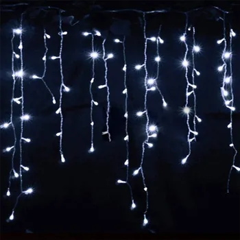 3.5x0.7m LED Zavese Niz Luči Vila Lučka Božič Vrt Oknu Luč, za Poroko Xmas Party Fazi Ograjo Kapi Dekoracijo
