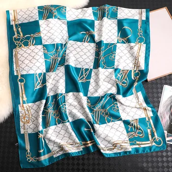 2020 nove luksuzne blagovne znamke svileni šal za ženske modni verigi kariran šali in obloge visoke kakovosti potovanja rute femme hidžab foulard