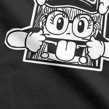 Arale Moški Majica s kratkimi rokavi Dr Krize Toriyama Anime Manga 90. letih Luštna Robota 80. Prosti čas Tees Kratek Rokav T-Shirt Bombaž Klasičnih Vrhovi