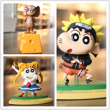 Japanse Originele Anime Slika Jerry Voščenka Shin Chan cos Naruto Shui Bing Yue Dejanje Slika Zbirateljske Model Speelgoed Voor