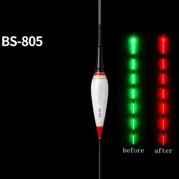 Nove Pametne Float Ugriz Alarm Ribje Vabe LED Luči Samodejno Noč Elektronski Sprememba Barve Spreminjanje Stavke Inteligentni Ribolov Float