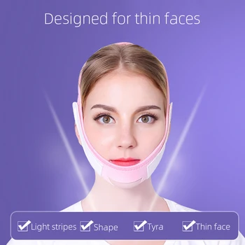 Obraz Slim V-Skladu Dvignite Masko, Lice In Brado Vratu Hujšanje Tanek Trak Proti Gubam Na Obrazu Tanke Masko Hujšanje