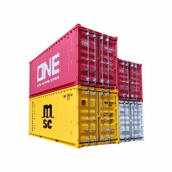 1:20/1:24 Obsega tovornjak pribor posoda polje model igrača diecast simulacije shipping container model ornament Škatla za shranjevanje kažejo