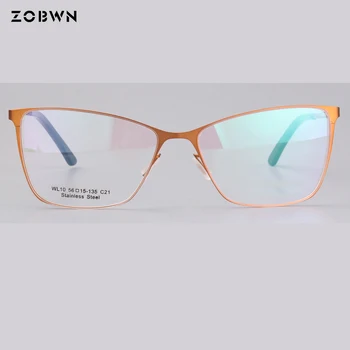 ZOBWN top prodajne metulj oblika vroč modni očala mačka oči ženske lady ultra lahka oculos de grau feminino za kratkovidnost objektiv