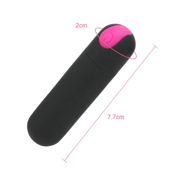 IKOKY 10 Hitrost Mini Bullet Vibrator USB Polnilne G-spot Massager Močan Prst Oblikovanje Močne Vibracije Sex Igrače za Ženske