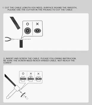 SAPHUE DIY Kitaro, na primer s spajkanjem-brez Pedal Patch Kabel Odbor Bakrenih kablov Komplet Set 10 m 10 Ožine Avdio Solderless 6.35 Mono Čepi
