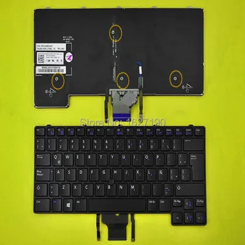 LA/latinska laptop tipkovnici za DELL E6430U ČRNI OKVIR BLACK(Osvetljen,s točko stirt,ZA WIN8)