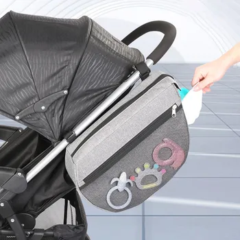 Multi-funkcijo Baby Voziček Organizator Plenic Vrečko Kavelj otroški voziček Nepremočljiva Velike Zmogljivosti Voziček Opremo Potovanja Nappy
