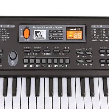 Večfunkcijsko in Občutljivo 61 Tipk Digitalne Glasbe Elektronski Tipkovnico Odbor Igrača Darilo Električni Klavir Orgle za Otroke