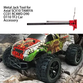 RC Rock Crawler Slideable Kovinski Jack Orodje za Osno SCX10 TAMIYA CC01 RC4WD D90 D110 TF2 1:10 nastavljiv Visoko Dvigala Pribor 1