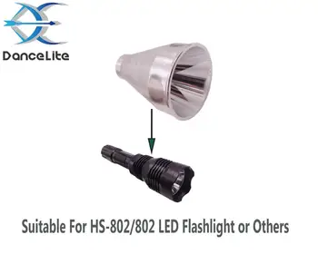 1PC (Dia:41.5 mmxH:ali 57,5 mm) LED Svetilka Globoko Reflektor iz Aluminija Nemoteno SMO Baklo Luči Pokal Za Dolge Luči Obseg
