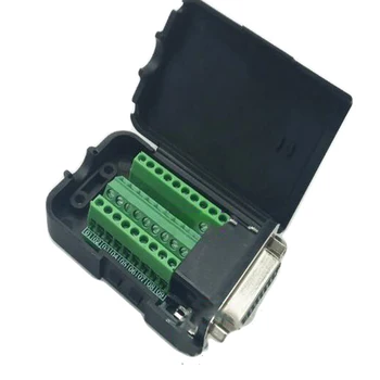 26 Pin DB26 D-SUB Ženski Adapter za PCB Terminal Signalov Modul Zlom Odbor Priključek S pokrovom
