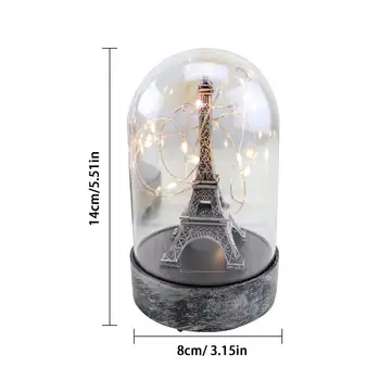 Pariz Stolp Lahka Romantična Inovativnih Nočna Lučka Za Valentinovo Punco, za Rojstni dan Dekoracija Dekorativni Boutique Ornament