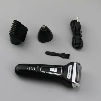3in1 kit električni brivnik brado britje pralni za moške za polnjenje električni britev obraza čiščenje brivnik folijo elektronski telo