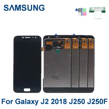 5Piece/veliko LCD Zaslon Za Samsung Galaxy J2 Pro 2018 J250 J250F Železa stanja LCD-Zaslon, Zaslon na Dotik, Računalnike+prilagodite brightnes