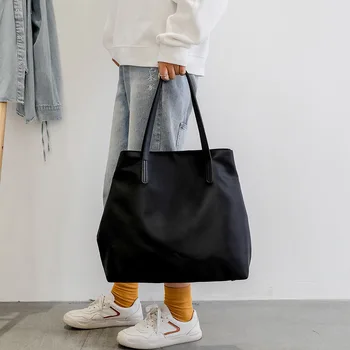 Veliko zmogljivosti vrečko žensk Oxford vrečko enostavno rame torbico 2020 nove korejske modne vse-tekmo tote vrečko