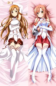 Anime Sword Art Online SAO Seksi Dekle Otaku Waifu Dakimakura vzglavnik kritje objemala telo pillowcases