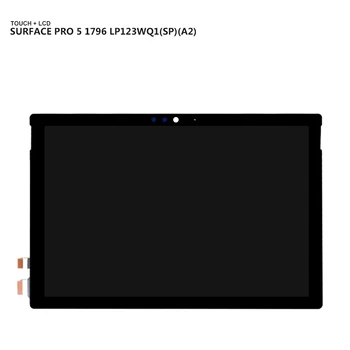 Za Microsoft Surface pro 5 LCD zaslon ( 1796 )LP123WQ1(SP)(A2) Zaslon LCD Combo, Zaslon na Dotik, Stekla, Senzor za Nadomestne Dele