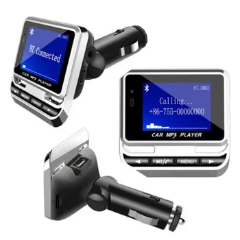 Bluetooth, MP3 Predvajalnik, Brezžični Komplet Avto FM Oddajnik Univerzalno Inteligentni LCD zaslon, Daljinski upravljalnik Hitro Polnjenje Klic Radio Prostoročno