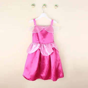 Princesa Belle&Rapunzel elegantno obleko dekleta, cosplay stranka obleko priljubljena žogo obleke