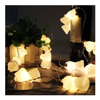 10 LED Samorog Pravljice Garland Niz Luči Risanka Božič Baterije Počitnice svate Doma Dekle Spalnica Dekoracijo