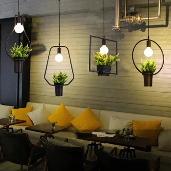 Art Decor Led Rastlin Svetlobe Ustvarjalne Spraviti Lestenec Rastlin Viseče Luči Za Vrt Cafe Bar