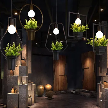 Art Decor Led Rastlin Svetlobe Ustvarjalne Spraviti Lestenec Rastlin Viseče Luči Za Vrt Cafe Bar