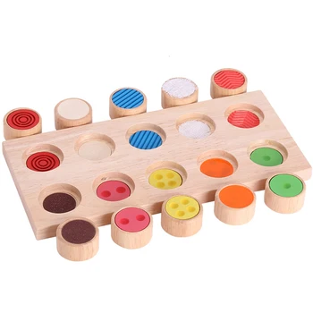 Montessori učni pripomočki sledilno ploščo otrok, zgodnje izobraževanje senzorično poučevanja lesene igrače posebnega izobraževanja orodje