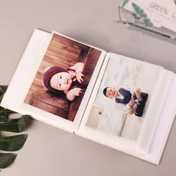 4D Velika 6 Palčni Foto Album: 100 Listov Album Papir Baby Družino Scrapbooking Poročni Albumi Foto DIY Obrti