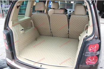 Vrhunska kakovost! Posebno prtljažniku avtomobila preproge za Volkswagen Touran 7 sedežev-2004 trajne boot preproge tovora linijskih mat Touran 2010