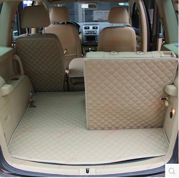 Vrhunska kakovost! Posebno prtljažniku avtomobila preproge za Volkswagen Touran 7 sedežev-2004 trajne boot preproge tovora linijskih mat Touran 2010