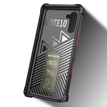 Oklep Shockproof Magnetni Obroč Nosilec za Telefon Primeru Za Samsung Note 10 Plus A71 A51 5G A51 4G Hibridni Vojaške Zaščitnik Pokrov